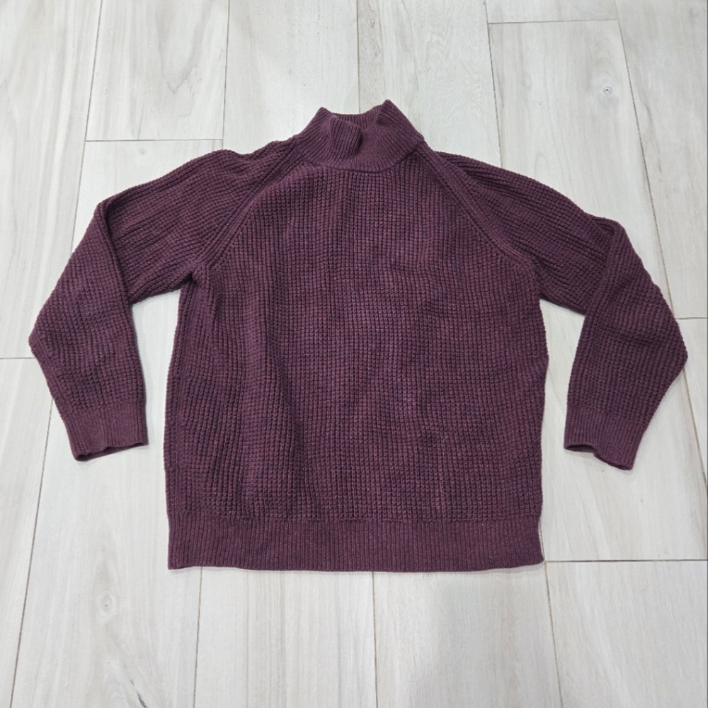 LL Bean Mockneck Sweater Mens Large